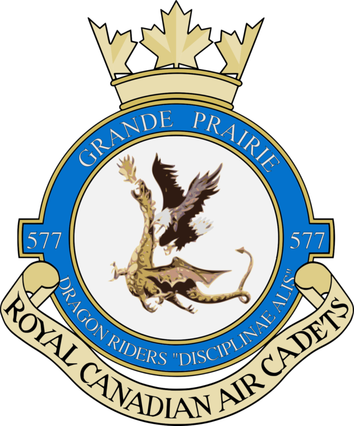 577 Grande Prairie Royal Canadian Air Cadets - Dragon Riders - Disciplinae alis